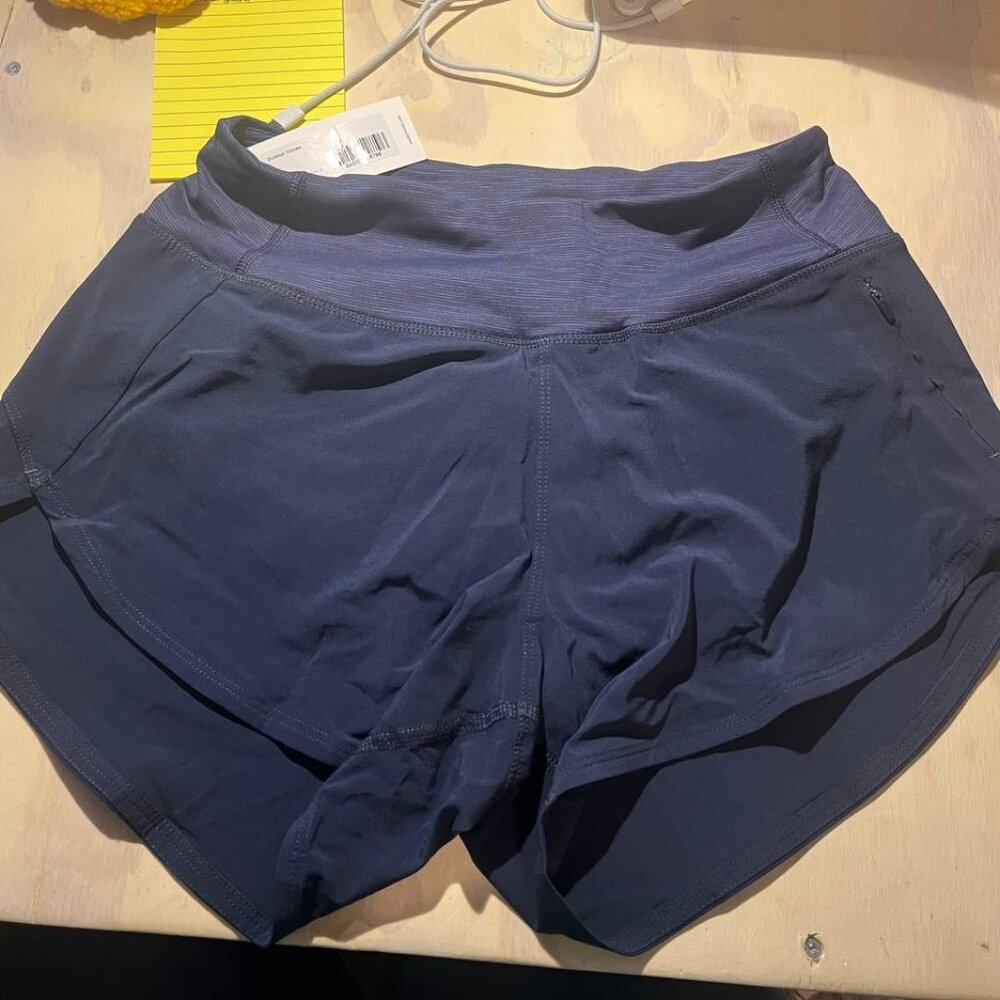 Outdoor Voices Hudson 4” Running Athletic Shorts Navy Size Small